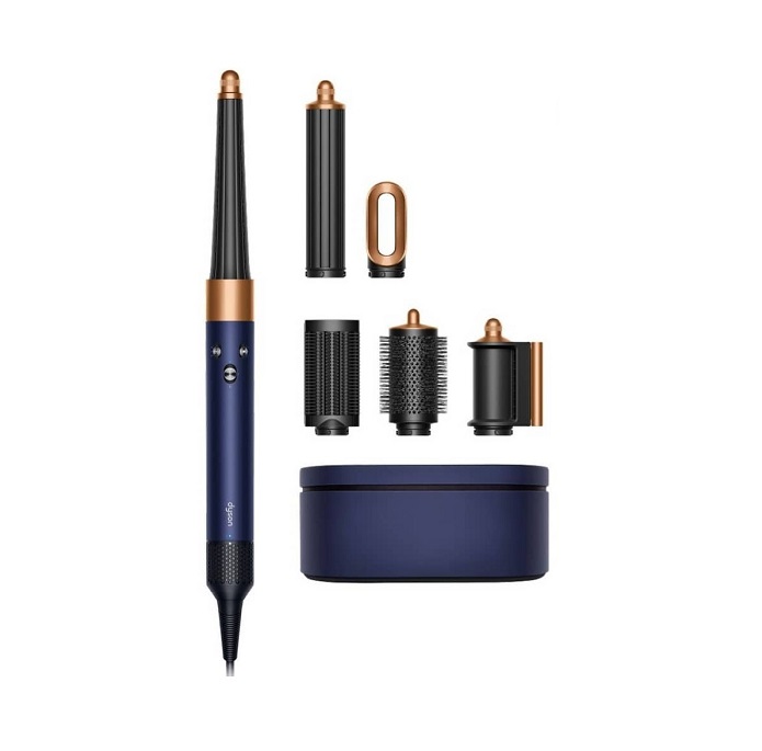 سشوار برس دار حالت دهنده دایسون مدل Dyson Airwrap i d HS08 Prussian Blue Rich Copper